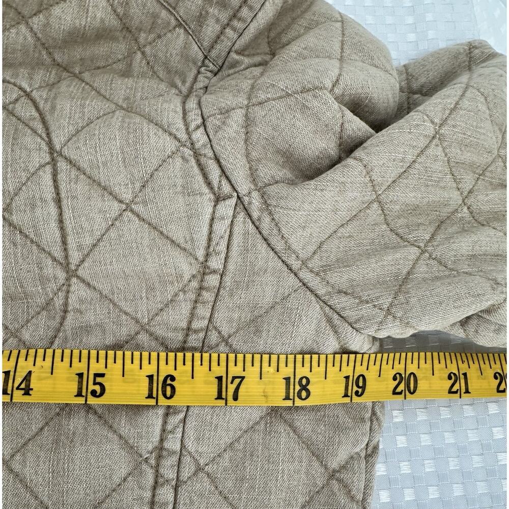 Polo Ralph Lauren Jeans Co. Women’s Classic Quilted Snap Front Jacket Size L - Picture 8 of 10